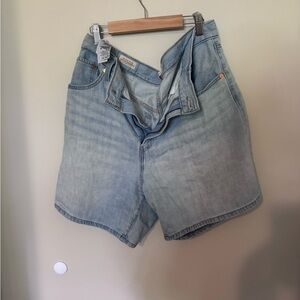 Levi's Light Blue High Waist Women's Shorts